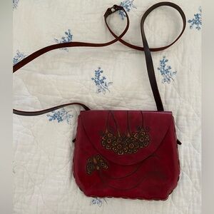 Leather crossbody bag